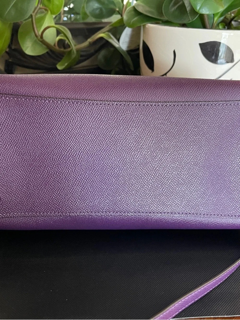 COACH Rowan Satchel Bag with Silver Heart Charm - Picture 6 of 8